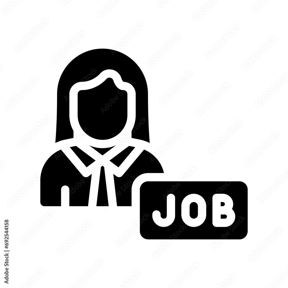 job search glyph icon job search glyph icon