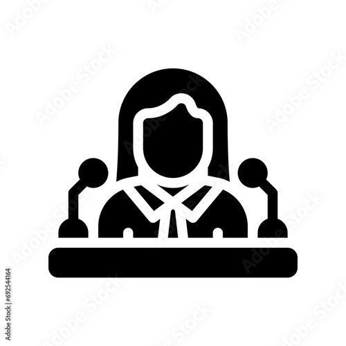 presentation glyph icon