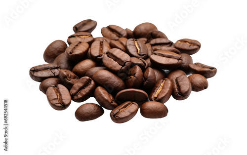 Gourmet Roasted Coffee Rich Aromatics on a White or Clear Surface PNG Transparent Background