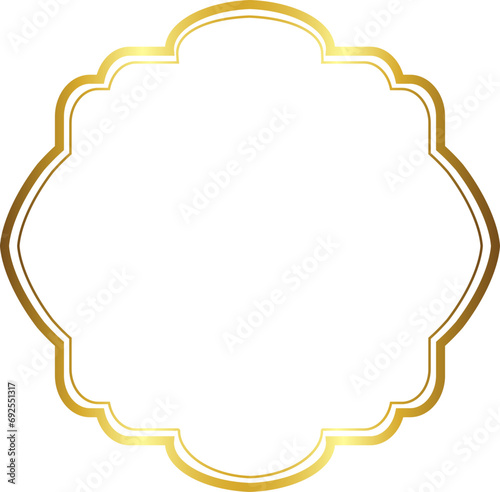Square Frame Gold picture frame luxury golden frame gold border Golden vector vintage frames retro horizontal Frame badges branches framework banner decoration decorative frame element ribbon isolated