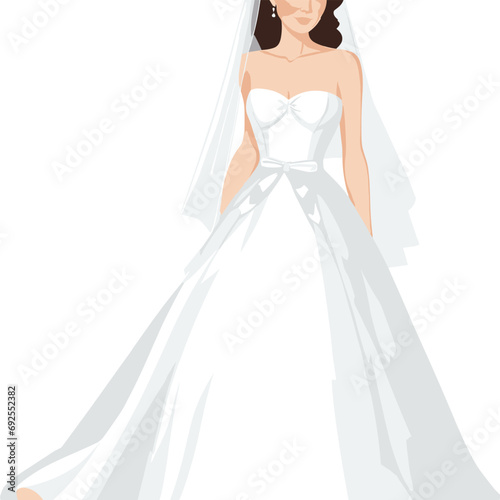 bride in wedding dress