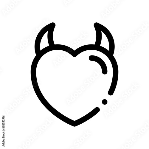 devil line icon