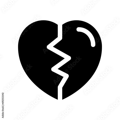 heart glyph icon