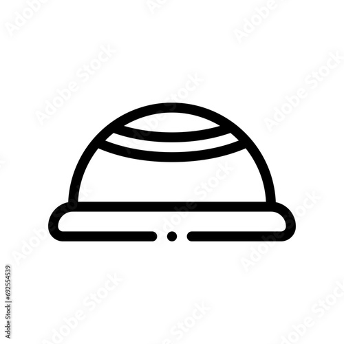 bosu ball line icon