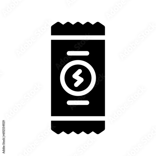 protein bar glyph icon