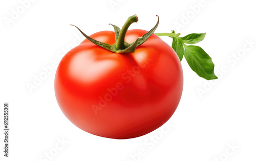 Freshness Defined Ripe Red Tomato on a White or Clear Surface PNG Transparent Background