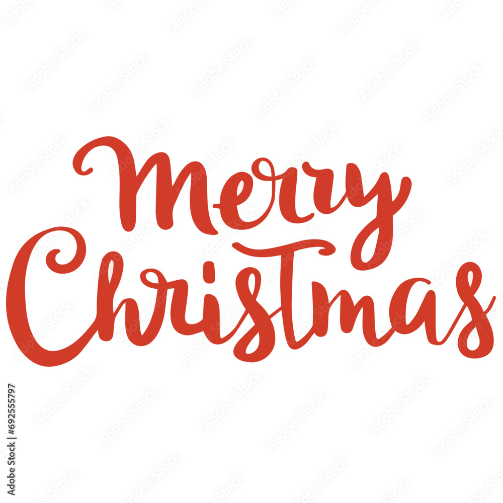 Merry christmas lettering simple vector Merry christmas lettering simple vector
