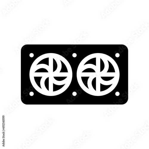 graphic card glyph icon