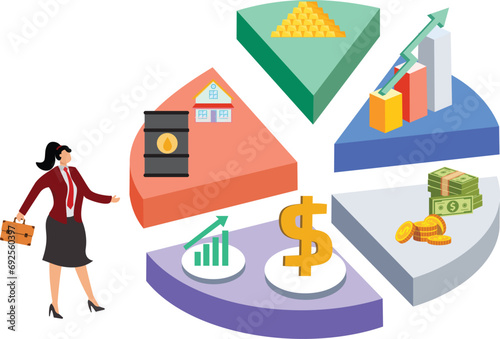 Business strategy Businesswoman, Examining, Expertise, Finance and Economy, Financial Advisor, Financial Occupation