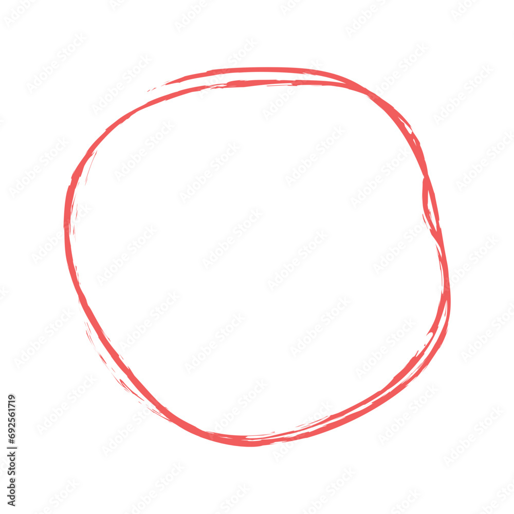 Handdrawn Circle Line Handdrawn Circle Line
