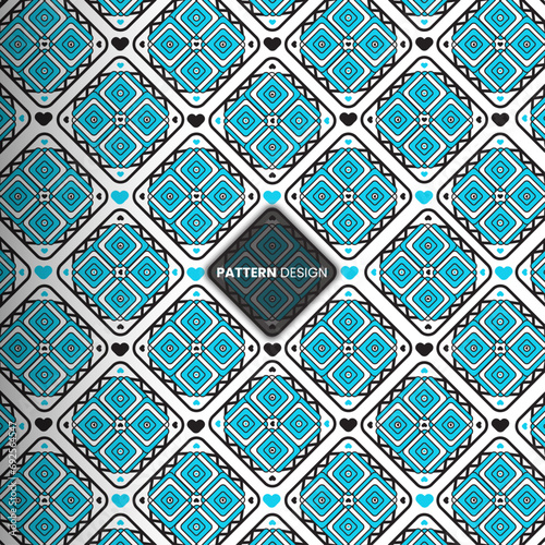 geometric pattern design template photo