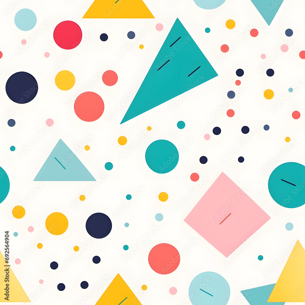 Abstract geometric shape seamless pattern background. Abstract geometric shape seamless pattern background.