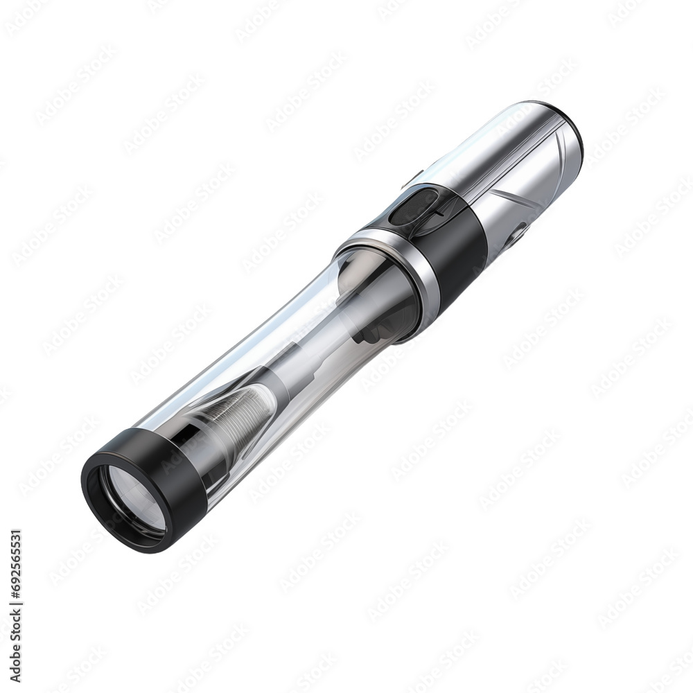 Flashlight isolated on transparent background Flashlight isolated on transparent background