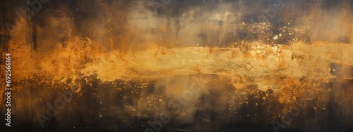 abstract painting background texture with dark golden