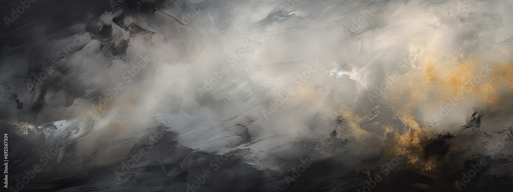 abstract painting background texture with dark gray