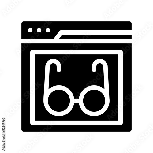 impairment glyph icon
