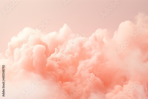 Clouds in the sky. Abstract defocus gradient color background in for creative needs, wallpapers, web. peach fuzz color