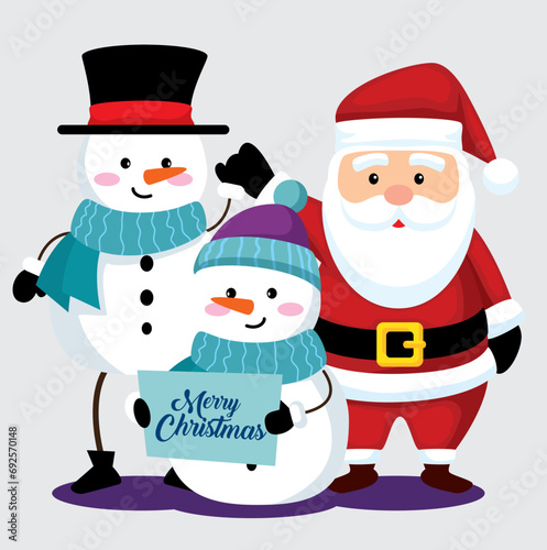 Weihnachtsmann - Santa Claus - Vektor