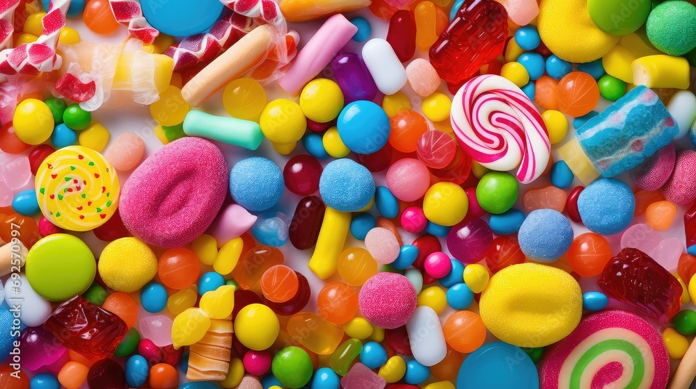 colorful bright candy food illustration delicious sugary, tasty confectionery, lollipop gumdrop colorful bright candy food