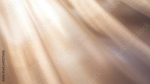 Texture, background, pattern, sensation, cambric - very thin translucent soft mercerized fabric, yellow-beige photo