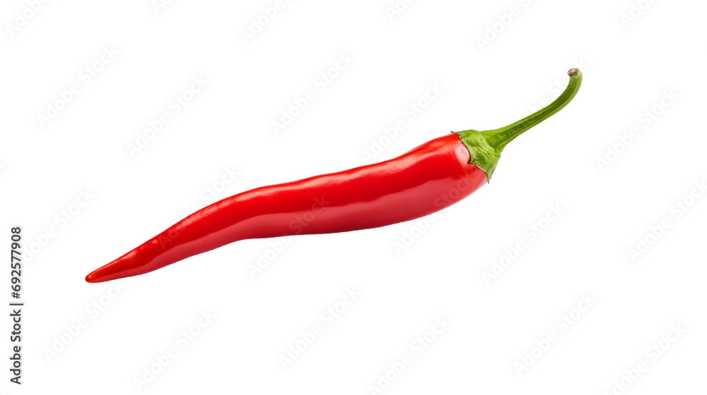 A red pepper with a green tip isolated on transparent background png. A red pepper with a green tip isolated on transparent background png.