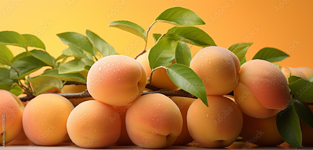 apricots on a wooden table apricots on a wooden table