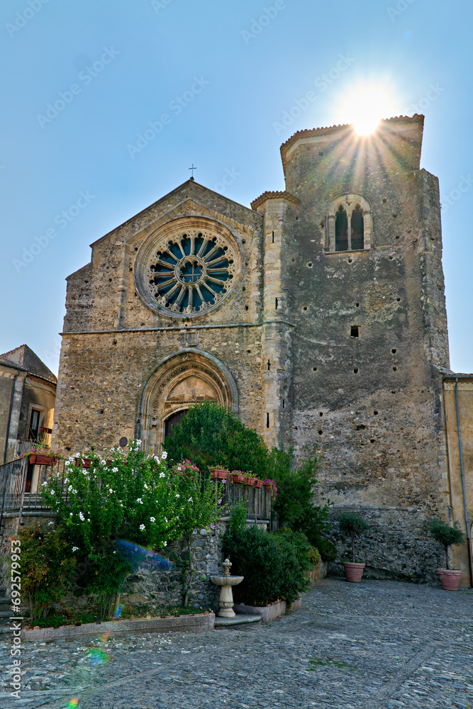 Altomonte Calabria Italy. Santa Maria della Consolazione gothic angevin church