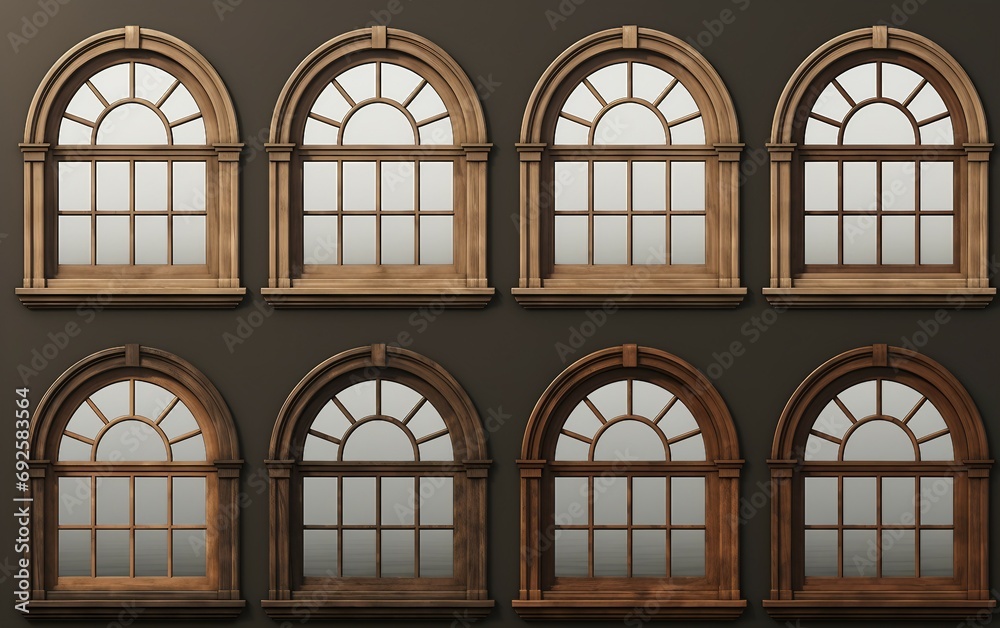 Arched Windows Feature a Curved or Arched Top. Stock Photo | Adobe Stock