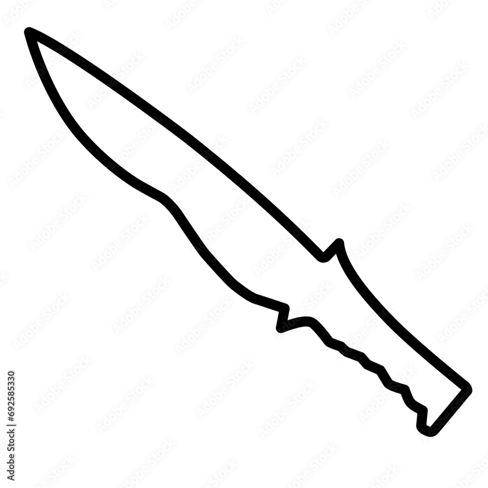 knife outline icon knife outline icon