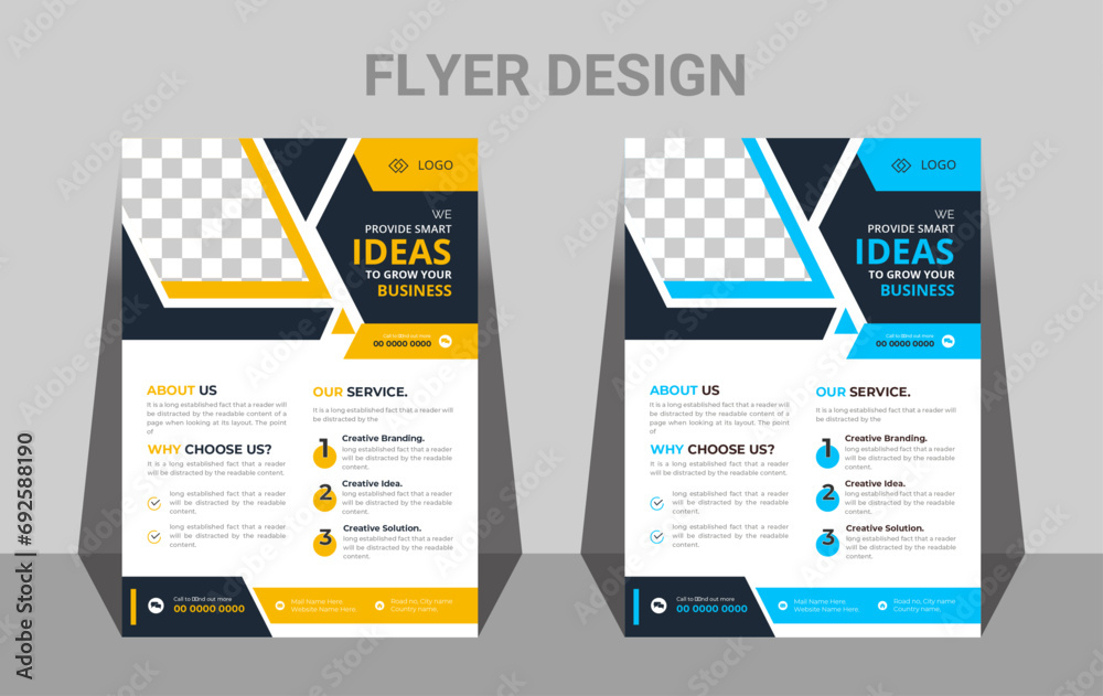 Free vector business flyer template Free vector business flyer template