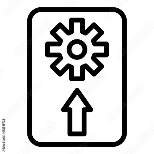 agility line icon