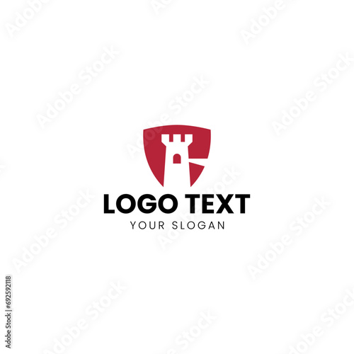 Sentinel Guard Tower Logo Design Vector Modern 