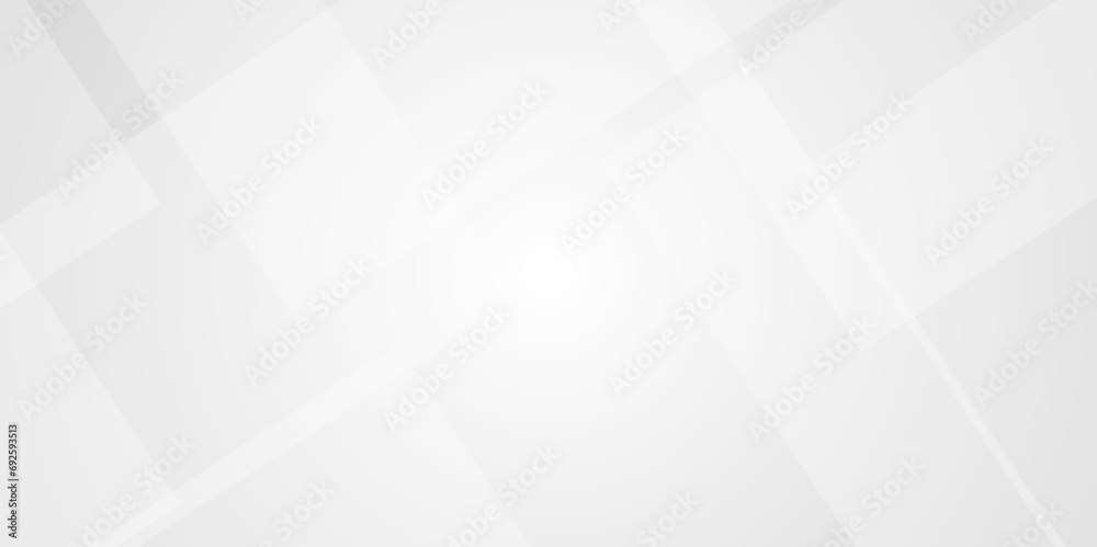Modern Abstract white and gray triangle technology lines. white light & grey background. Space design concept. Decorative web layout or poster, banner. White grey background vector design. - obrazy, fototapety, plakaty 
