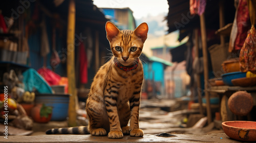 Beautiful  cute cat from Liberia