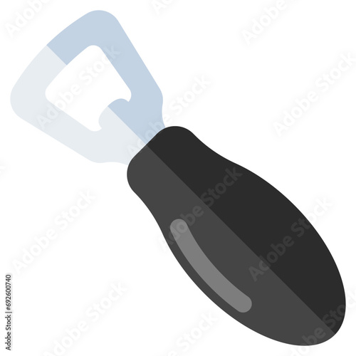 An icon design of bottle opener