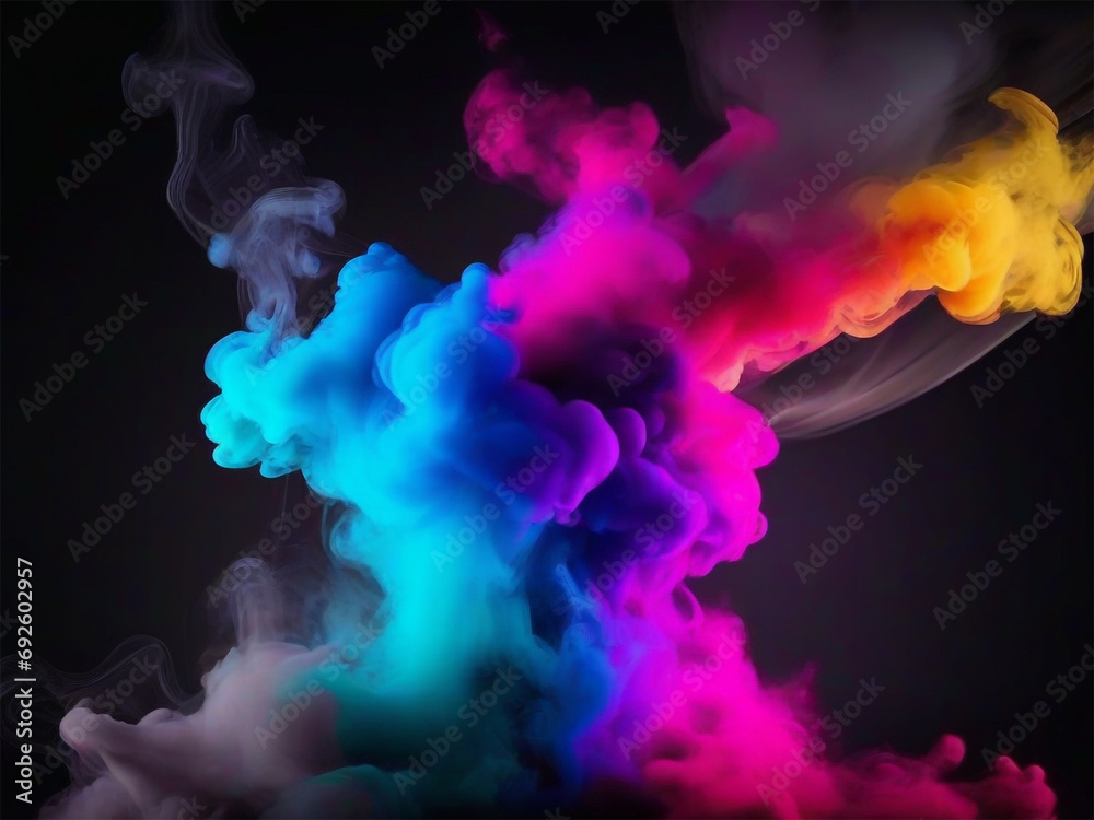 Obraz premium smoke on black 