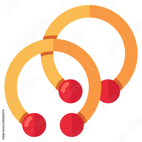 Conceptualizing flat design icon of armlet 