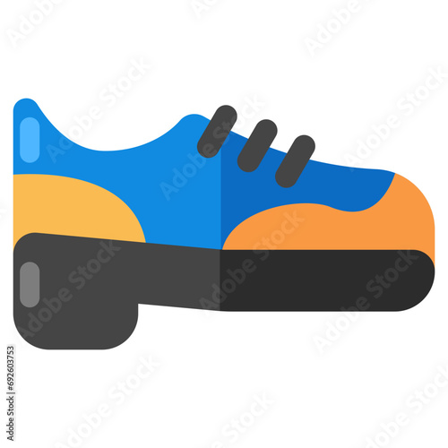 A beautiful design icon of shoe, menswear 