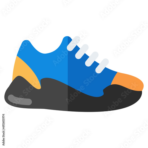 A beautiful design icon of shoe, menswear 