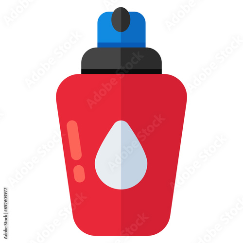 A unique design icon of body spray 