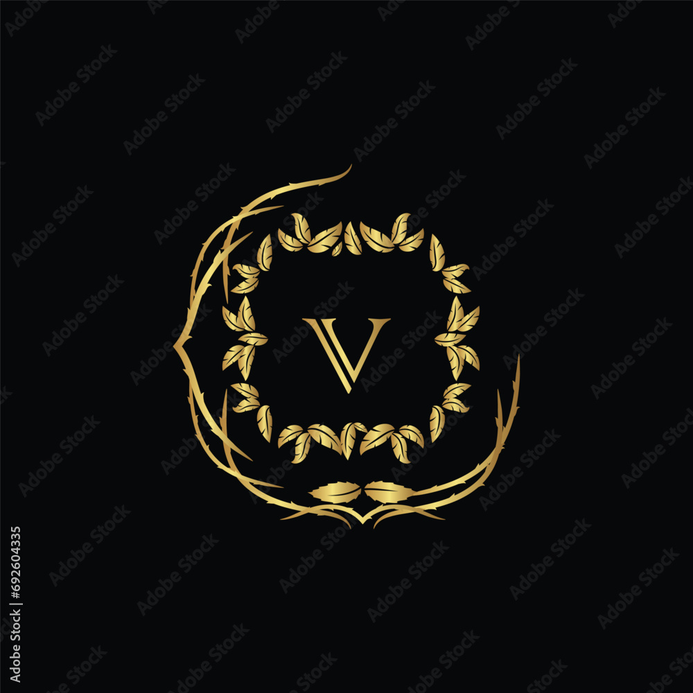 Creative Initial letter V logo design with modern business vector template. Creative isolated V monogram logo design