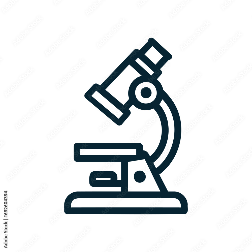 simple microscope icon isolated. Vector illustration simple microscope icon isolated. Vector illustration