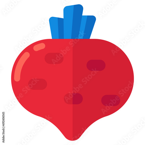 Modern design icon of turnip