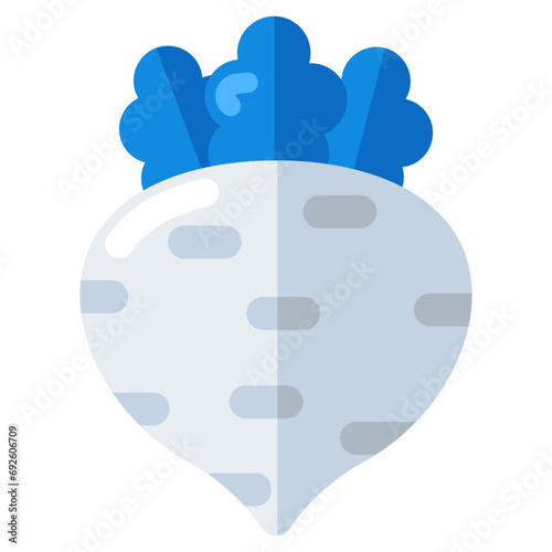 Modern design icon of turnip