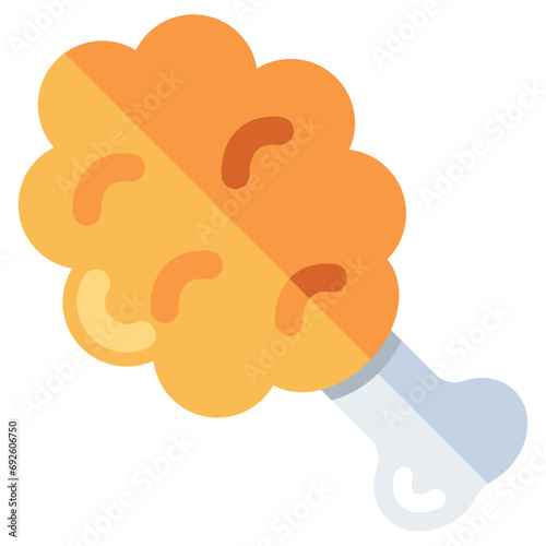 A perfect design icon of drumstick