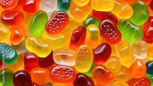 fruity jelly candy food illustration chewy gummy, snack sugary, gelatin dessert fruity jelly candy food photo