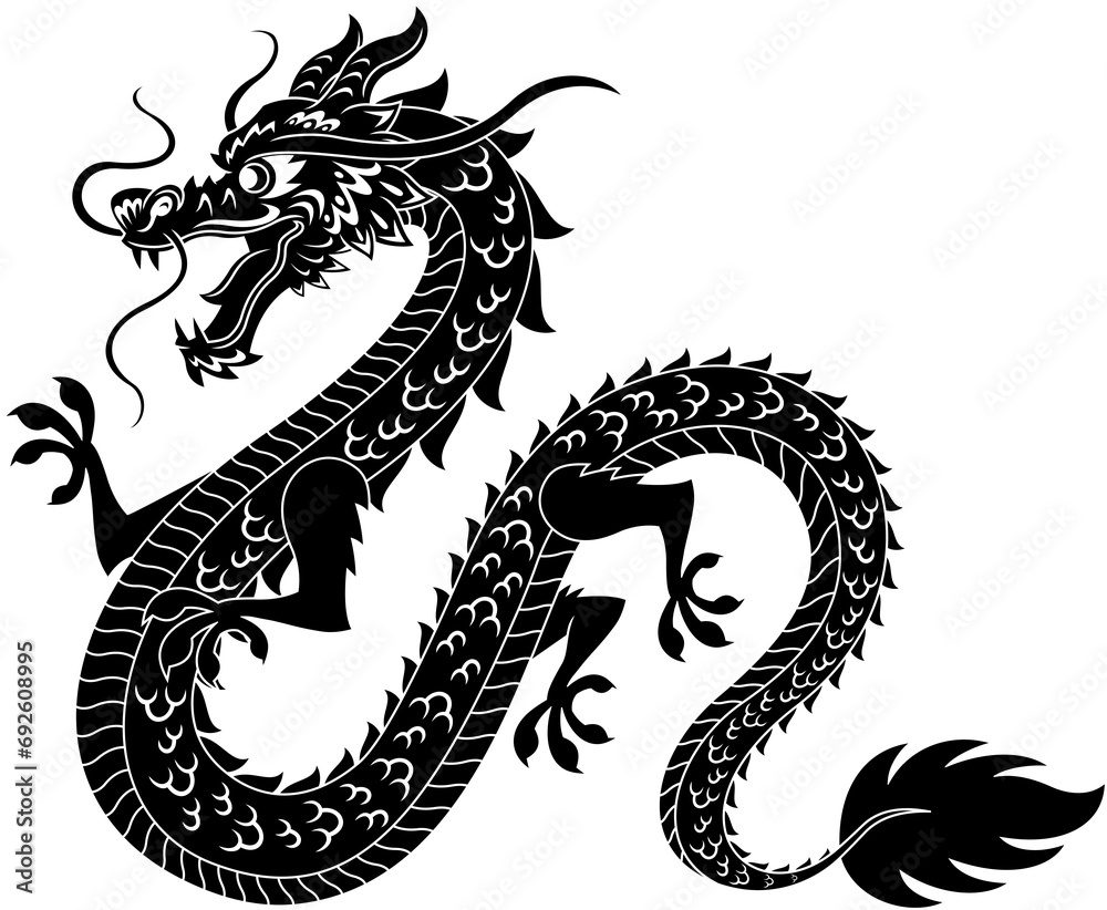 Happy Chinese New Year 2024 Year Of The Dragon Zodiac. Illustration Isolated On Transparent Background Happy Chinese New Year 2024 Year Of The Dragon Zodiac. Illustration Isolated On Transparent Background