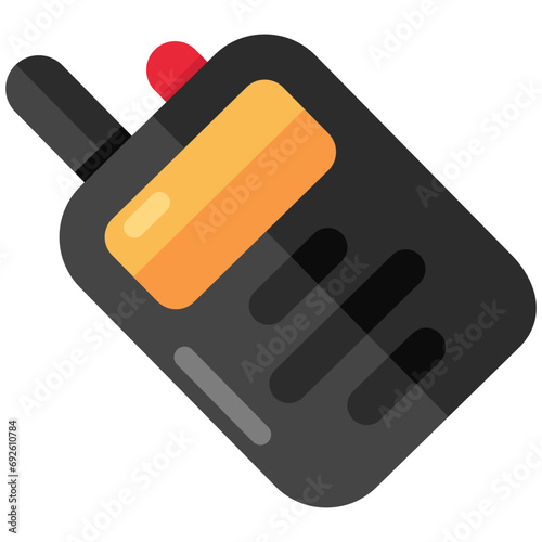 A unique design icon of walkie talkie 