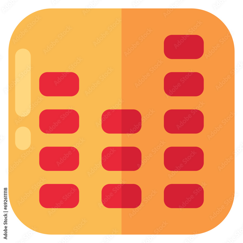 Editable design icon of audio equalizer Editable design icon of audio equalizer