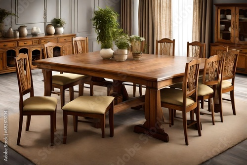 dining room with tables